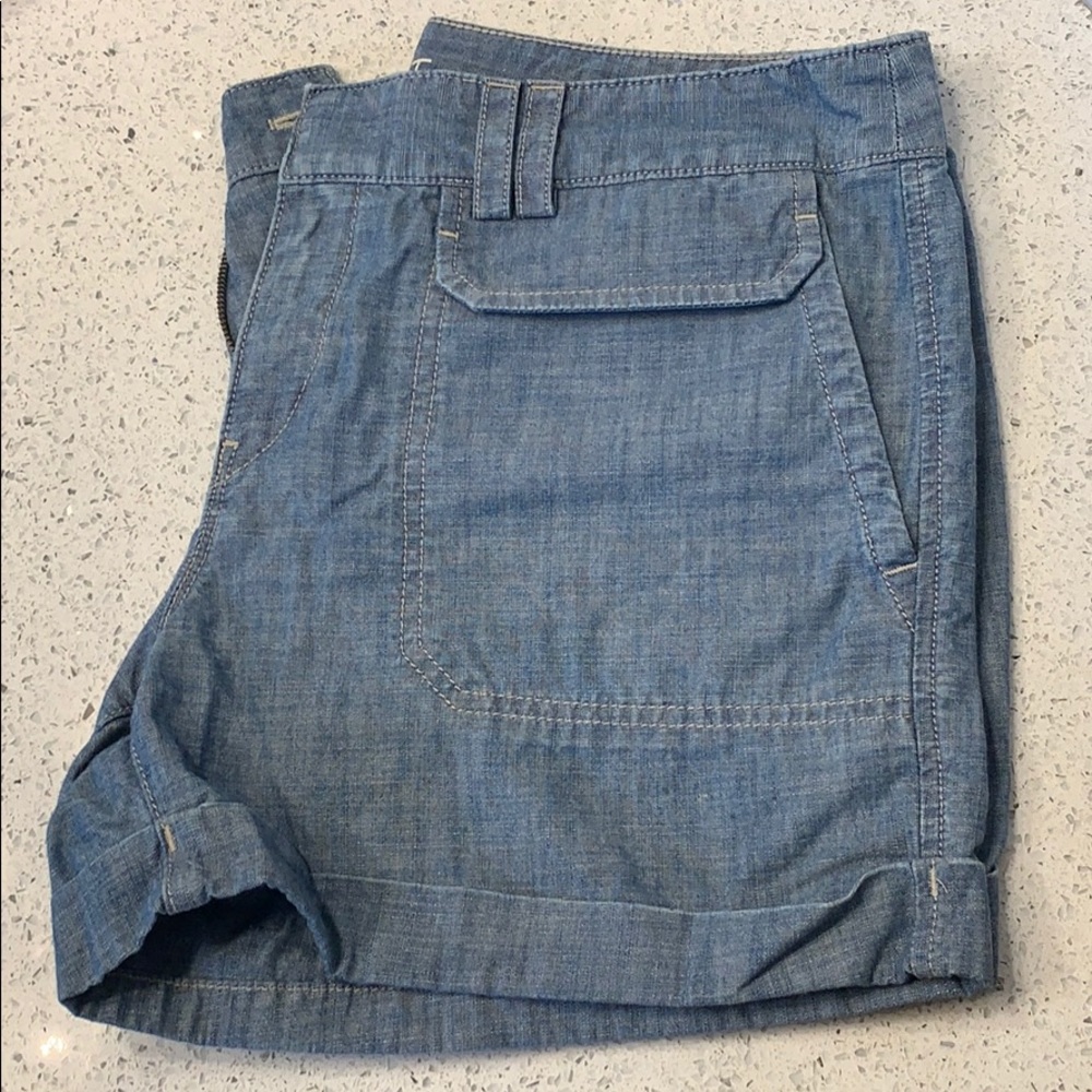 Ann Taylor Loft chambray shorts